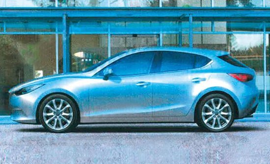 [新车谍报]新马自达3内饰曝光 立式液晶屏